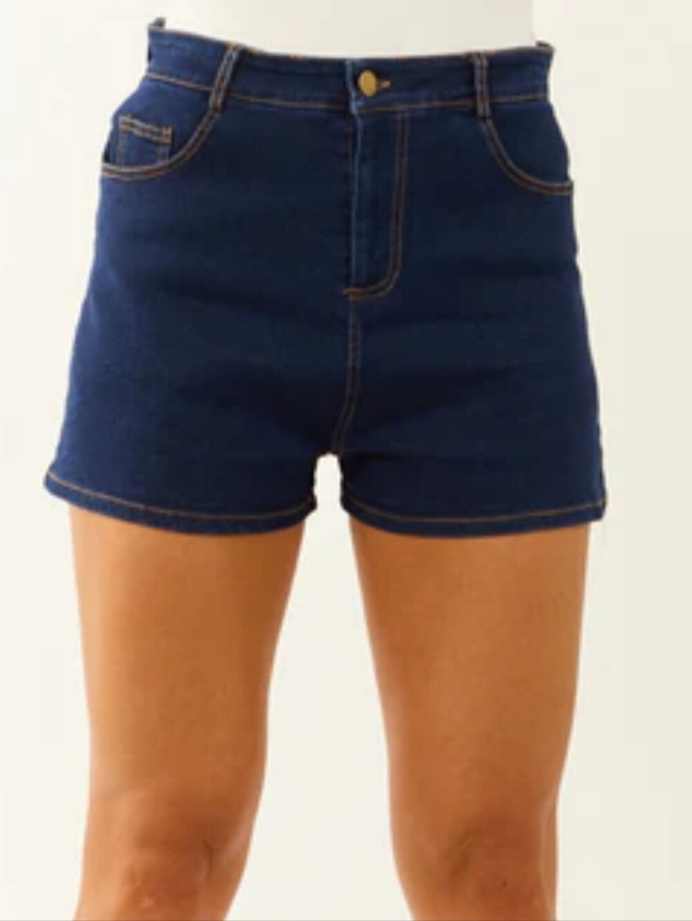 d.jeans Classic Women's Navy Denim High Rise Shorts